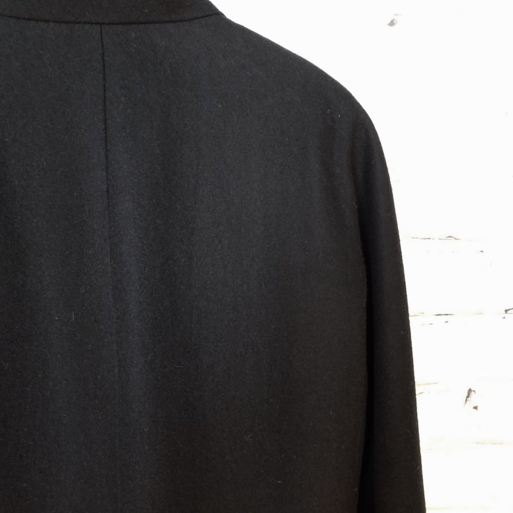 J. Crew Black Wool Blend Zip Coat - Picture 7 of 9
